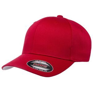 Flexfit Childrens/Kids Wooly Combed Cap / Red